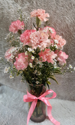 Carnations In Vase